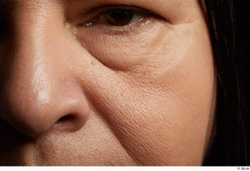 Eye Face Nose Cheek Skin Woman Chubby Wrinkles Studio photo references